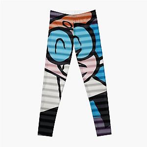 dexter cartoon Leggings