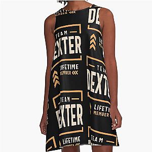 Team Dexter Lifetime Member Funny Name Dexter  A-Line Dress