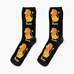 Dexter Lion Baby Boy Wild Animal Name Socks