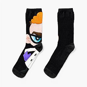 Dexter from Dexter’s Laboratory- Fan Art   	 Socks