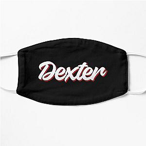 Retro Dexter Name Label (Black) Flat Mask