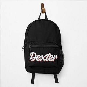 Retro Dexter Name Label (Black) Backpack