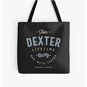 Team Dexter Lifetime Member Personalized Name All Over Print Tote Bag