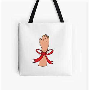 Dexter Hand All Over Print Tote Bag