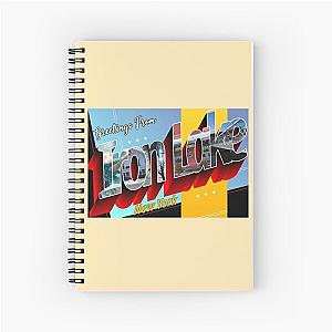 Greetings From Iron Lake New York - Dexter Morgan Spiral Notebook