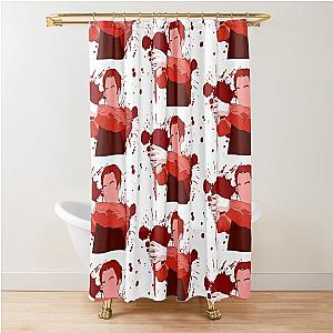 Dressed to Kill Red Dexter Morgan Shower Curtain