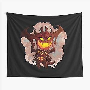 Diablo 4 - Diablo Chibi  Tapestry