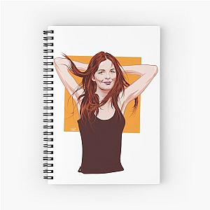 Diane Keaton - An illustration by Paul Cemmick Spiral Notebook