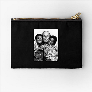 Lighthearted Social Commentary Diffrent Strokes Zipper Pouches