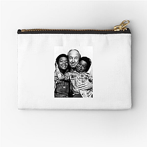 Lighthearted Social Commentary Diffrent Strokes Zipper Pouches