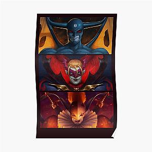 Devimon, Vamdemon and Piedmon  Poster RB2806