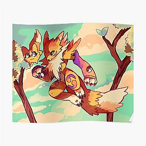 Renamon and Viximon Poster RB2806