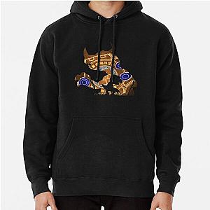 Greymon and Agumon Digivolution Courage Set Silhouette Pullover Hoodie RB2806