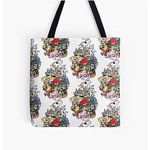 Original Mega Digimon Chibi Eggs All Over Print Tote Bag RB2806