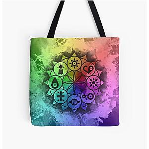 Digimon Mandala Paint All Over Print Tote Bag RB2806