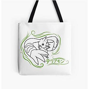 Terriermon Digimon Tamers All Over Print Tote Bag RB2806