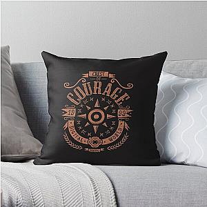 Crest of Courage - Greymon - Taichi Throw Pillow RB2806