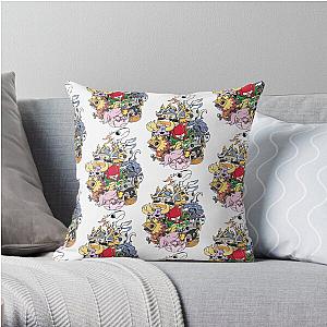 Original Mega Digimon Chibi Eggs Throw Pillow RB2806