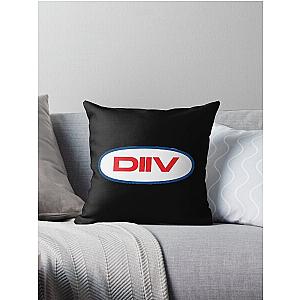 Diiv Band Sticker Sticker Throw Pillow