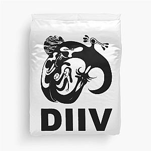 DIIV band rock black Duvet Cover