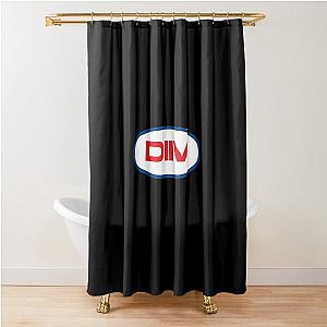 Diiv Band Sticker Sticker Shower Curtain