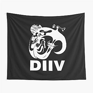 Diiv Aesthetic - Logo White                                                                  Tapestry