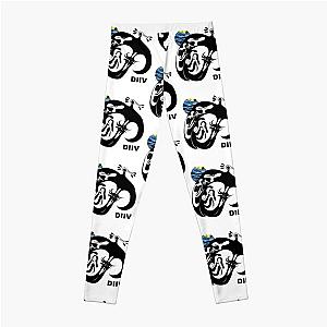 Music Vintage Retro Diiv Band Vintage Photograp 	 		 Leggings