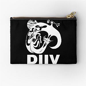 Diiv Aesthetic - Logo White Zipper Pouch