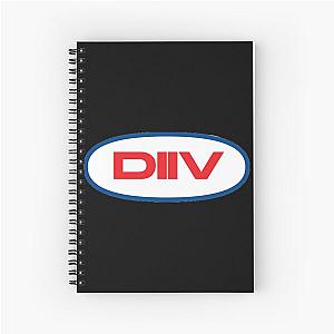 Diiv Band Sticker Sticker Spiral Notebook