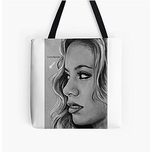 Dinah Jane Gray Print Tote Bag