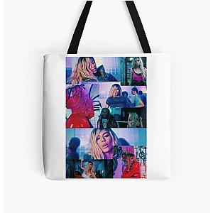 Dinah Jane - Bottled Up Grainy Collage All Over Print Tote Bag