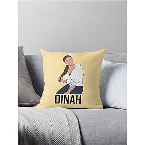 Outline of Dinah Jane Throw Pillow