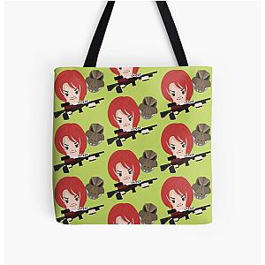 Regina - Dino Crisis All Over Print Tote Bag