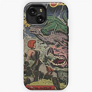 Dino Crisis comic cover fan art iPhone Tough Case