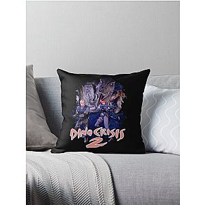 Dino Crisis 2 Regina & Dylan Throw Pillow