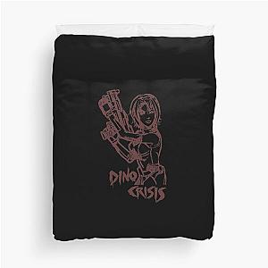 Dino Crisis Sketch  Duvet Cover