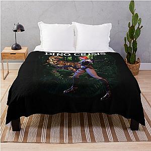 Dino Crisis Regina T-Rex Classic T-Shirt Throw Blanket