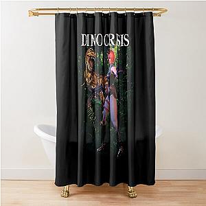 Dino Crisis Regina T-Rex Shower Curtain