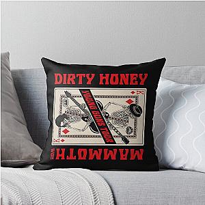 Dirty Honey Rock Throw Pillow