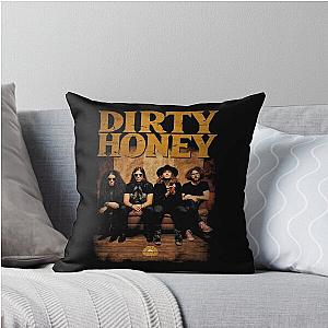 DIRTY HONEY BAND Throw Pillow