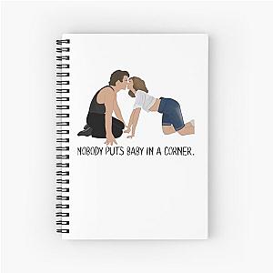 Dirty Dancing Nobody Puts Baby in A Corner Graphic Retro Spiral Notebook