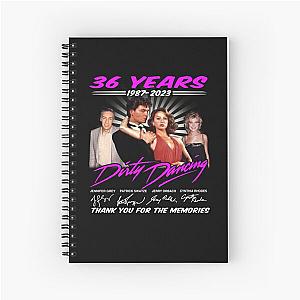 36 years 1987 2023 Dirty Dancing signatures thank you for the memories Spiral Notebook