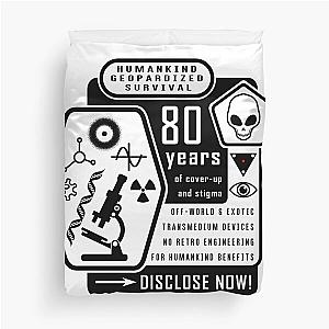 Disclosure activist logo Duvet Cover