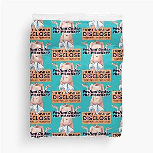 D for Disclosure Duvet Cover