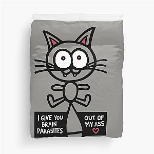 Feline Disclosure Duvet Cover