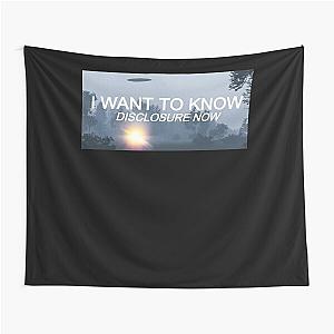 I WANT TO KNOW - UFO DISCLOSURE Tapestry