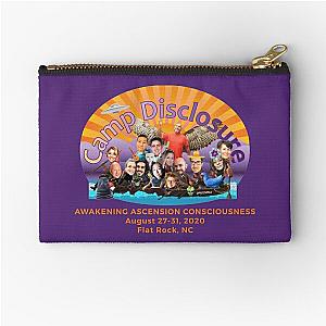 Camp Disclosure D.C. Meme by Ciel purple background Zipper Pouch