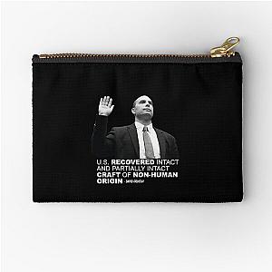 David Grusch UAP Disclosure quote Zipper Pouch