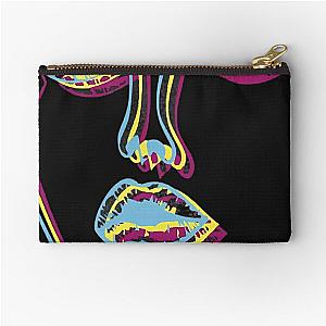 Disclosure Face Logo Zipper Pouch