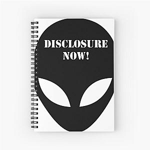 Disclosure Now Alien Spiral Notebook